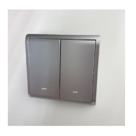 PIENO 2 GANG 1 WAY SWITCH LS SCHNEIDER