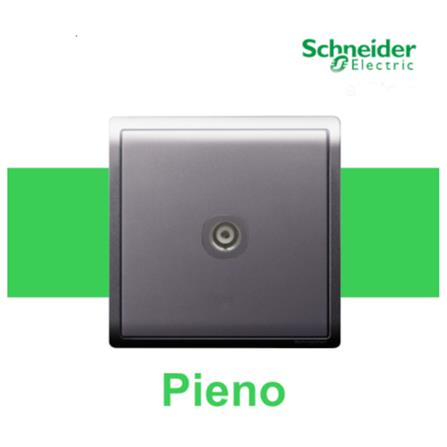 SCHNEIDER PIENO 1 GANG TV SOCKET TV/AUDIO SOCKET E8231TV LAVENDER SILVER G11