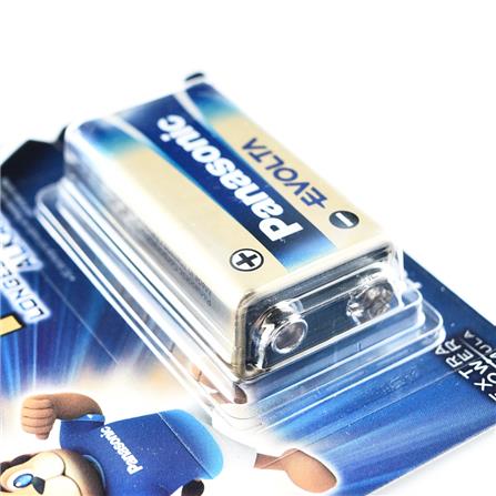 9V ALKALINE BATTERY PANASONIC 6LR61EGM/1B