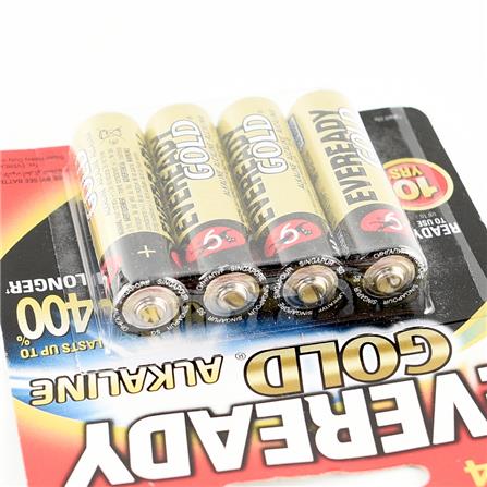 EVEREADY GOLD ALKALINE AA BATTERY A91BP3+1M 4S