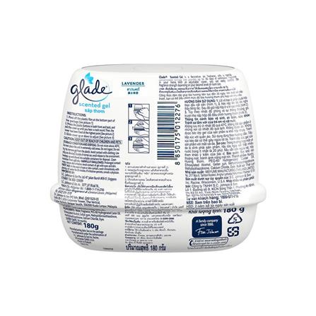 GLADE SCENTED GEL 180G LAVENDER