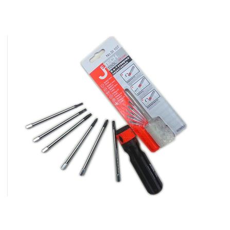 6 IN 1 JE TECH RATCHET SCREWDRIVER SI107