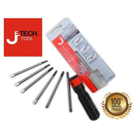 6 IN 1 JE TECH RATCHET SCREWDRIVER SI107