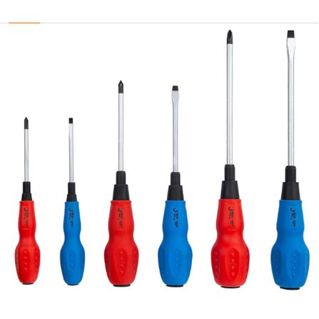 JETECH SCREWDRIVER SET SOFTGRIP 6PCS