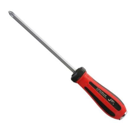 JETECH SCREWDRIVER GO THRU SOFTGRIP HDL 4" (+)