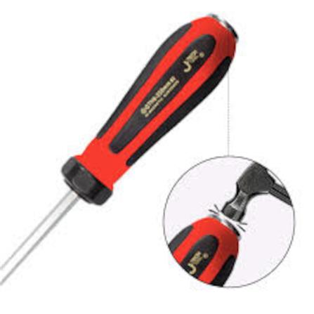 JETECH SCREWDRIVER GO THRU SOFTGRIP HDL 4" (+)