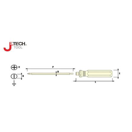 JETECH  2 WAY LINE COLOUR 1.5" DCL-40