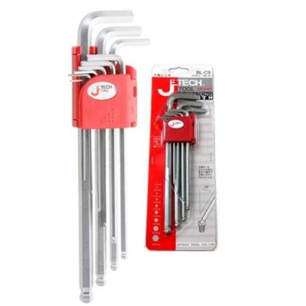JETECH HEX KEY BALL POINT 9 PIECES SET BL-C9IN(IN)