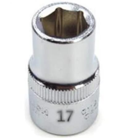 JETECH SOCKET CRV 17MM 1/2" SK1/2-17
