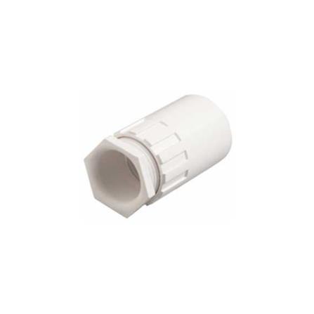 DT MASTAR FEMALE ADATOR 25MM PACK 1PC WHITE