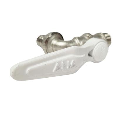 ANA ALUMINIUM  LEVER BALL COCK 1100 - 1/2 INCH WHITE