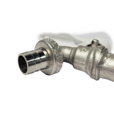 ANA ALUMINIUM  LEVER BALL COCK 1100 - 1/2 INCH WHITE