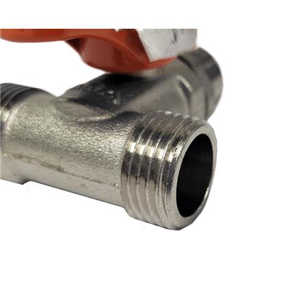 ANA ALUMINIUM 3-WAY MINI VALVE 1103-1/2" MMM