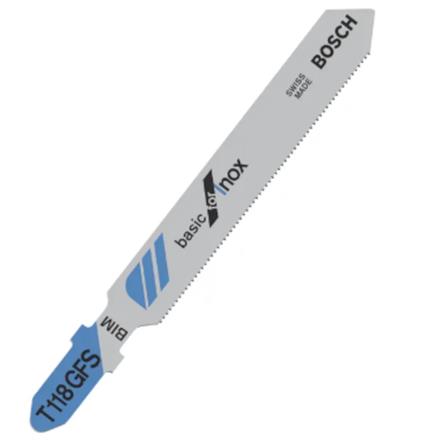 BOSCH JIGSAW BLADE T118GFS (STAINLESS STEEL) 0.5 - 1.5mm 5PCS/PACK