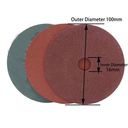 BSP SANDING DISC OXIDE 100x16 MM 60 GRIT (BFD561-60)