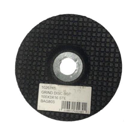 BSP GRINDING DISC 100 X 3 X 16MM METAL BAG80
