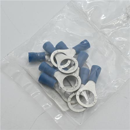 INSULATED RING TERMINALS 10PCS MP VF2-8 BLUE