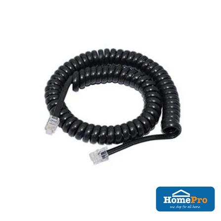 NESLY TELEPHONE SPRING CORD 30CM NL-TEL4SN-BLACK