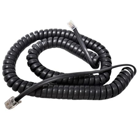 NESLY TELEPHONE SPRING CORD 30CM NL-TEL4SN-BLACK