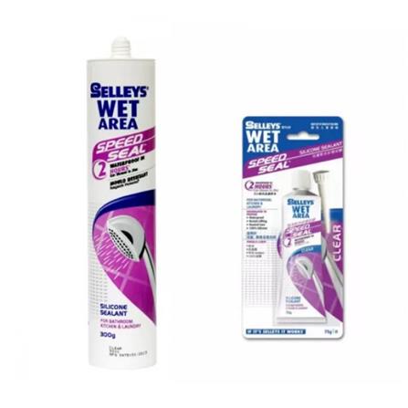 SELLEYS WET AREA SPPED SEAL 75G CLEAR