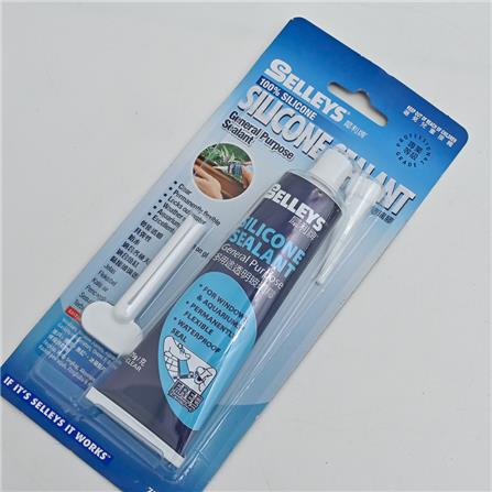 SELLEYS SILICONE SEALENT 75G CLEAR