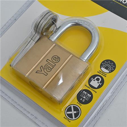 YALE 40MM BRASS PADLOCK V140.40
