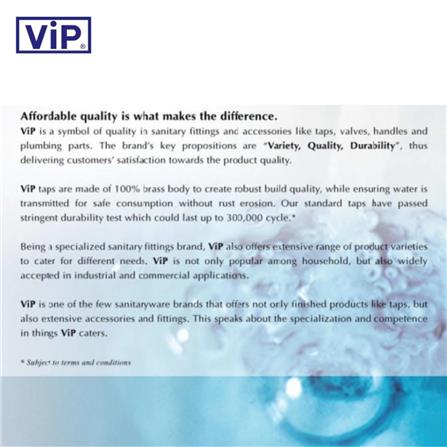 VIP BRASS STOPCOCK-LIGHT DUTY 118-1"