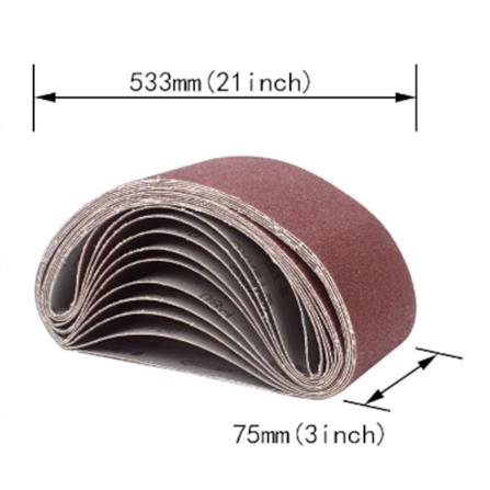 TR62 BELT SANDER 3x21" 100 GRIT (CS310X3-21-100)