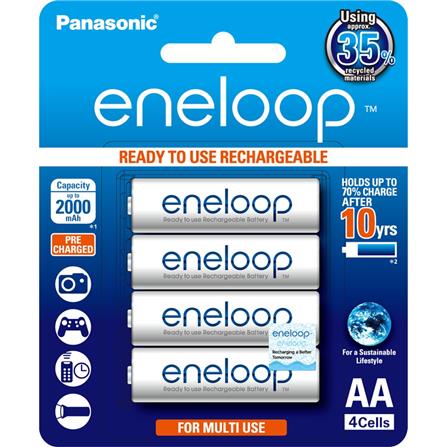 PANASONIC ENELOOP AA BATTERY 4PCS BK-3MCCE/4BT