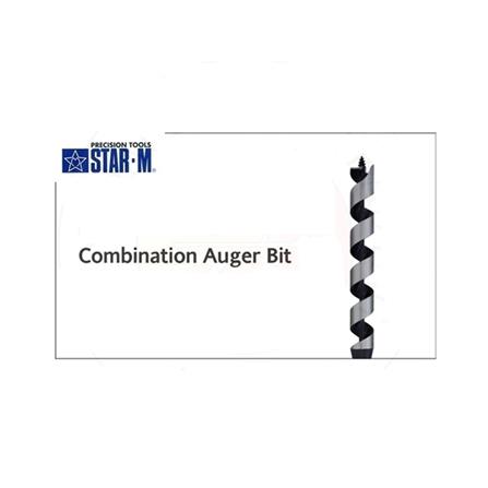 COMBINATION WOOD AUGER BIT 6x1/2" STAR M