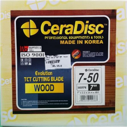 CERADISC CIRCULAR SAW BLADE  7" 50T 7-50