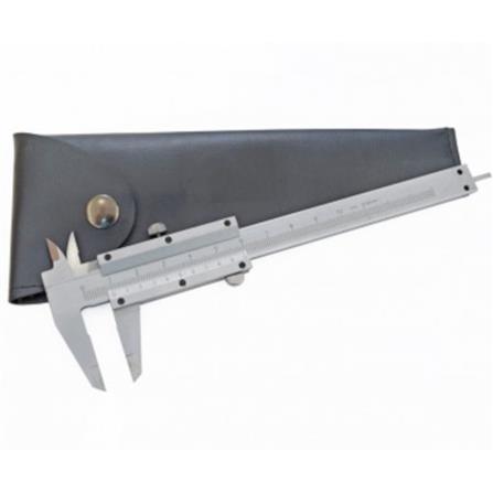 AMS BRASS VERNIER CALIPER 4"/100MM SILVER