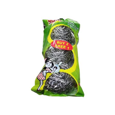 SCOTCH BRITE METALLIC SPIRAL BALL 2+1 PACK 333