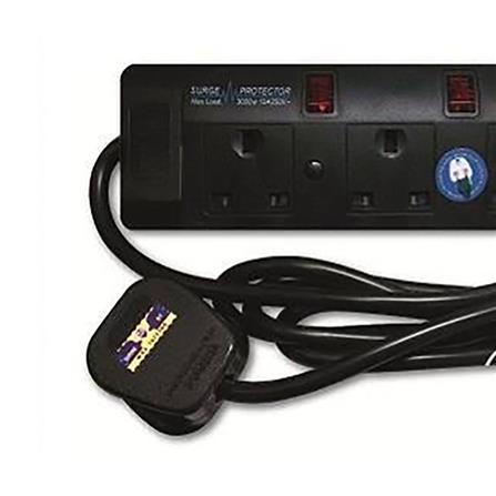 ZEATAR EXTENSION PLUG 3 GANG ZS513N 2M