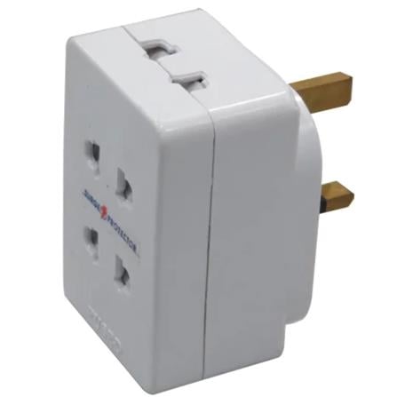 ADAPTOR MULTI 2PIN 4WAY ZEATAR Z740 WHITE