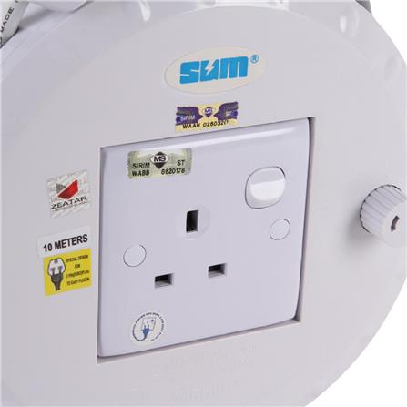 ZEATAR CABLE REEL HEAVY DUTY 1 GANG Z7701 10 METERS