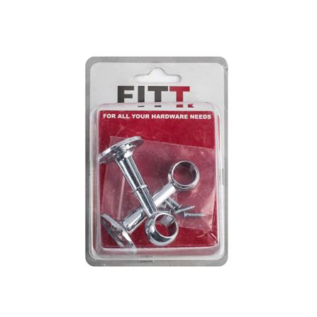 FIXED CLOSET ROD FLANGE FITT ZRH-58 5/8" 2EA