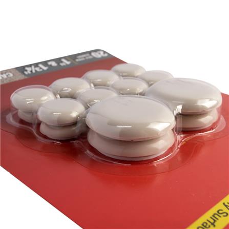 FURNITURE SLIDER SUPER SLIDERS 47601 ROUND 1-3/4+1" 20PCS