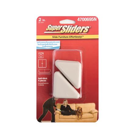 FURNITURE SLIDER SUPER SLIDERS 47006 TRIANGULAR 2" 4PCS