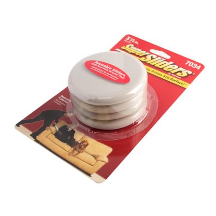 FURNITURE SLIDER SUPER SLIDERS 4703495 ROUND 3.5" 4PCS