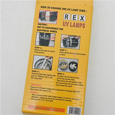 REX UV LAMP TUBE REPLACEMENT 4PCS EACH 10 WATT