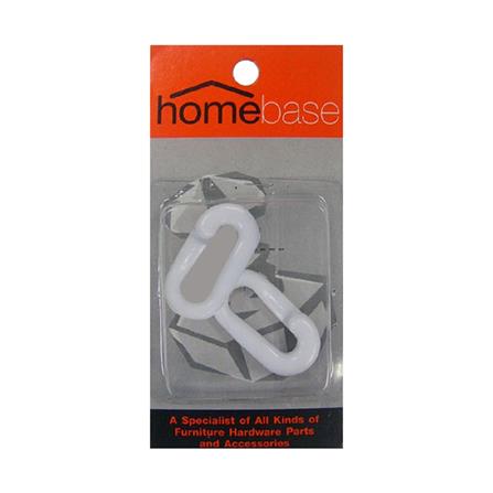 FITT PLASTIC QUICK CHAIN LINK 2PCS EACH WHITE