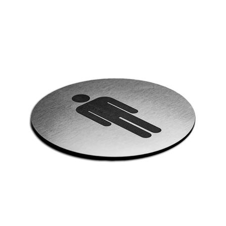 AVIO DESTINATION BOARD ROUND STEEL PLATE SIGN-MAN EACH
