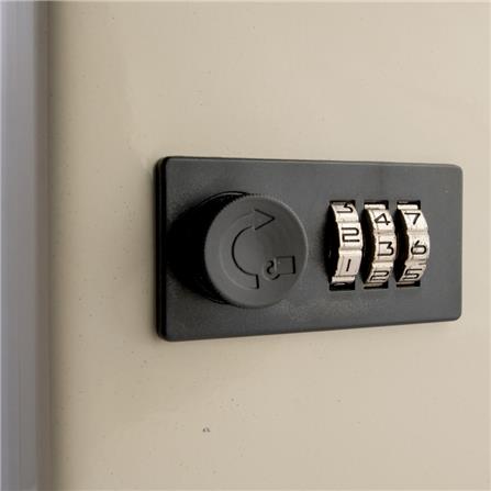 KEYED CABINET COMBINATION LOCK BOXES TS0077G 24KEY IVORY