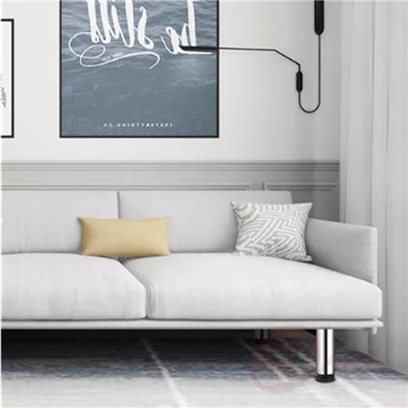 AVIO STAINLESS STEEL ADJUSTABLE FURNITURE LEG PVC GLIDE H100MM D50MM