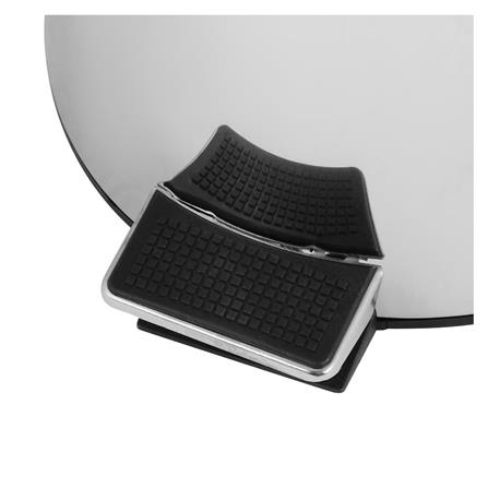 ROUND DUSTBIN PEDAL ACCO HP-007 12L SILVER