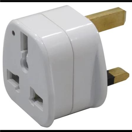 TRAVEL ADAPTOR POWER SOCKET ZEATAR PLUG 3 PIN NEON LIGHT