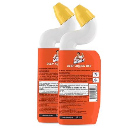 MR MUSCLE TOILET BOWL CLEANER AROMA CLEAN TWIN PACK 500ML BOTANICAL FRESHNESS