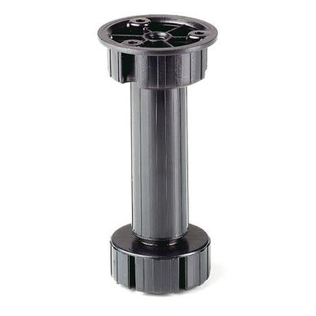 AVIO PVC KITCHEN LEG WITHOUT SCREW 4PCS 6INCH BLACK