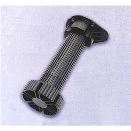 AVIO PVC KITCHEN LEG WITHOUT SCREW 4PCS 6INCH BLACK